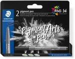 STAEDTLER Fasermaler pigment Arts, intensiv schwarz, pigmentierte