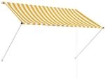 vidaXL Markise, Klemmmarkise Einziehbar, Sonnenschutz f&uuml;r Fenster Terrasse Balkon,