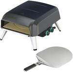 Jamie Oliver by Tefal Pizzaofen mit drehbarem Pizzastein, Pizzaofen f&uuml;r Zuhause,