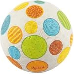 SIGIKID 43090 Mini-Kautschuk Ball Patchwork, grau, bunt, griffig, ab 1 Jahr,