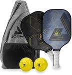 JOOLA Pickleball Essentials Paddle Set mit 2 Pickleballschl&auml;ger, 2 B&auml;llen und