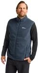 Jack Wolfskin Herren Waldsteig Fz Vest M Weste, Midnight Sky, M EU