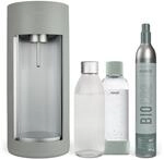 Mysoda: Glassy Wassersprudler - Salbeigr&uuml;n | aus Holzkomposit mit CO2-Zylinder und