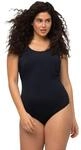 Ulla Popken Damen gro&szlig;e Gr&ouml;&szlig;en &Uuml;bergr&ouml;&szlig;en Plus Size Badeanzug, extraweiches