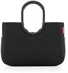 reisenthel loopshopper L mesh black &ndash; Stabile Tasche mit praktischen F&auml;chern aus
