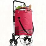 Juskys 3in1 Einkaufstrolley f&uuml;r Treppen - 56 L, modern & klappbar - Treppensteiger