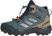 adidas Unisex Kinder Terrex Mid Gore-TEX Hiking Shoes Kids, Preloved Teal/Silver