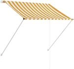 vidaXL Markise, Klemmmarkise Einziehbar, Sonnenschutz f&uuml;r Fenster Terrasse...