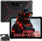HOTWAV R9 Plus Outdoor Tablet Android 14, 11" 2K FHD+ Baustelle Tablets, Octa-Core