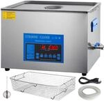 VEVOR 22 L Doppelfrequenz-Ultraschallreiniger mit Heizung f&uuml;r Schmuckteile Schmuck,