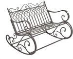 [en.casa] Schaukelbank Greenough 85x113x95cm Gartenschaukel f&uuml;r 2 Personen im