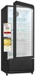 Exquisit Glast&uuml;rk&uuml;hlschrank, 200l Getr&auml;nkek&uuml;hlschrank mit LED, Umluft, 3