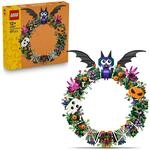 LEGO Halloweenkranz Modellbausatz - Mit Flederm&auml;usen, Gespenstern & Spinnennetz -