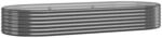 vidaXL Hochbeet Verzinkter Stahl 249x100x36 cm Anthrazit
