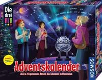 Kosmos 632649 Die DREI !!! Adventskalender 2025, L&ouml;se in 24 R&auml;tseln das Geheimnis