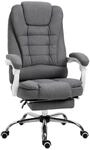 Vinsetto B&uuml;rostuhl Ergonomischer Schreibtischstuhl mit Armlehne, Fu&szlig;st&uuml;tze,