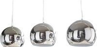 DELIFE H&auml;ngeleuchte Pentola Chrom Silberfarben 75 cm 3 Schirme Deckenlampe