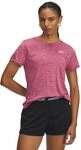 Under Armour Damen Tech Twist Short Sleeve Crew T-Shirt, Fuchsia Dusk/Wei&szlig;, M EU