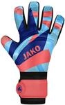 JAKO Unisex Torwart-Handschuhe River Basic Junior RC, Coral/SkyBlue/Navy, 8