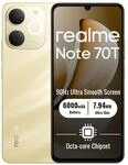 realme Note 70T Smartphone 4+256GB, Gold | 6000mAh Akku, 6,75 Zoll Display,...