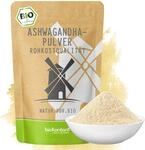 bioKontor &ndash; Bio Ashwagandha Pulver 500g &ndash; Ashwagandha Wurzel Pulver aus Indien