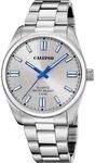 Calypso Herrenuhr Analog Edelstahl 316L Silber - Quarz - Geh&auml;rtetes Mineralglas -