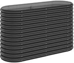 vidaXL Hochbeet, Wetterfestes Hochbeet f&uuml;r Garten Balkon Terrasse,...