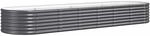 vidaXL Hochbeet Verzinkter Stahl 296x80x36 cm Anthrazit