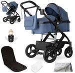 Bergsteiger Nizza 3 in 1 Kinderwagen, Kombikinderwagen Komplettset, Babywanne & Buggy