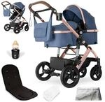 Bergsteiger Nizza 3 in 1 Kinderwagen, Kombikinderwagen Komplettset, Babywanne & Buggy