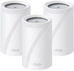 TP-Link Deco BE65 Pro Wi-Fi 7 Mesh WLAN Set(3er-Pack), Tri-Band BE9300 Router &