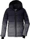 killtec Jungen Skijacke/Ski-Steppjacke mit Kapuze und Schneefang KSW 382 BYS SKI QLTD