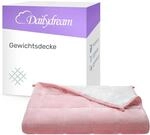 Dailydream Gewichtsdecke 135x200cm, 4,5 kg, Fleece, Rosa