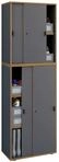 VCM Holz B&uuml;roschrank Ordner Aktenschrank B&uuml;rom&ouml;bel Schrank Salia 5-Fach...