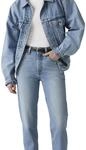 Levi's Damen Jeanshose 501 Crop High Rise, Straight Fit, Blau (Where to Now Ndx),