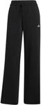 adidas Damen Essentials Small Logo Feel Cozy Open Hem Pants, Black/White, XS