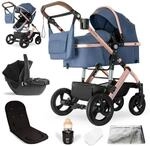 Bergsteiger Nizza 3 in 1 Kinderwagen, Kombikinderwagen Komplettset,...