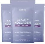 Wellbe Kollagen Pulver Wildberry - hochdosiert mit maximal bioaktivem Kollagen