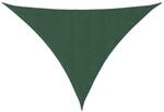vidaXL Sonnensegel Dunkelgr&uuml;n 7x5x5 m 100% Polyester Oxford, Windschutz,...