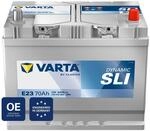 VARTA Automotive DYNAMIC SLI (E23) 12V 70Ah 630A - Nassbatterie KFZ mit