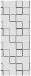 vidaXL Duschrollo 100x240 cm Stoffbreite 96 cm, Duschvorhang, Badewannenvorhang,
