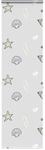 vidaXL Duschrollo mit Kassette 60x240 cm Stoffbreite 56 cm, Duschvorhang,