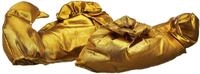 W WIDMANN MILANO Party Fashion - Araber Schuh&uuml;berzieher | Goldene &Uuml;berschuhe f&uuml;r