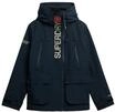 Superdry Herren Kapuzen-Windbreaker mit Stickerei Finster Marineblau L