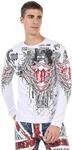 Cipo & Baxx Herren Langarmshirt Sweater Longsleeve Print Sweatshirt Rundhals...