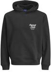 JACK & JONES Male Kapuzenpullover Kapuzenpullover | Loose Fit, R&uuml;ckenprint, Langarm,