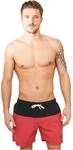 Urban Classics Herren Block Swim Shorts &ndash; Badeshorts mit Kordelzug & Taschen,