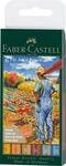 Faber-Castell 167179 - Tuschestift Pitt Artist Pen, Herbst, B, 6er Etui