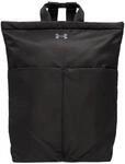 Under Armour UA Studio Lite Damen-Rucksack, Schwarz/Castlerock, One Size, Tasche
