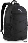 PUMA Unisex Kinder Plus Backpack II Black Rucksack, Schwarz, One Size